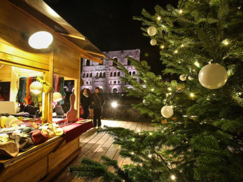 Christmas market in Aosta
