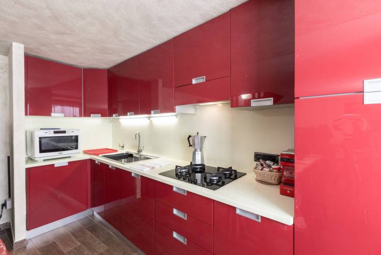 Residence Le Petit Coeur - Large equipped kitchen La Rozoou Villa 